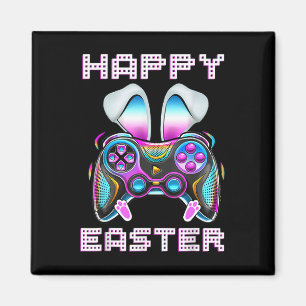 Happy Easter Video Game Controller Funny Gamer Boy Magnet