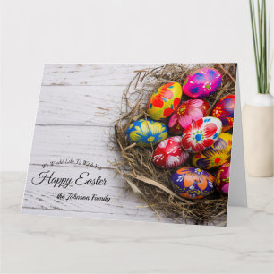 Happy Easter Wishes Greeting Card Karte