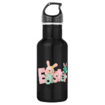 Happy Easter Wishings - Funny Bunny Kisses