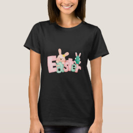 Happy Easter Wishings - Funny Bunny Kisses T-Shirt