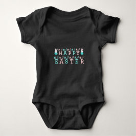 Happy Easter Wishings - Funny Bunny Oaster Baby Strampler