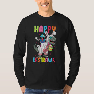 Happy Eastrawr Bunny Dinosaur Niedliche Eier Männe T-Shirt