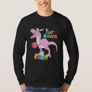 Happy Eastrawr Kids Costume Eastrawr T Rex Dinosau T-Shirt