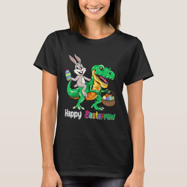 Happy Eastrawr Rex Dinosaur Easter Bunny Egg Kids  T-Shirt (Vorderseite)
