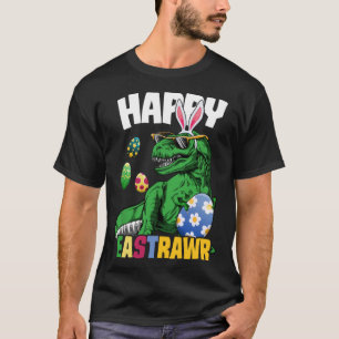 Happy Eastrawr Rex Dinosaur Oster Bunny Egg Costu T-Shirt