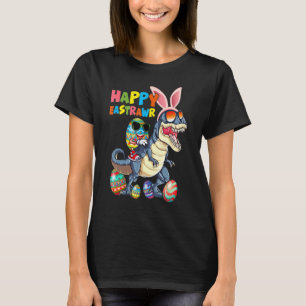Happy Eastrawr Rex Dinosaur Oster Bunny Egg Costu T-Shirt