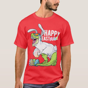 Happy Eastrawr T Rex Dinosaur Oster Bunny Egg Cos T-Shirt