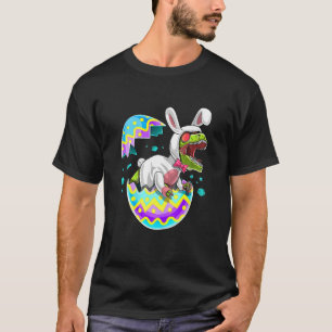 Happy Eastrawr T Rex Dinosaur Oster Bunny Egg Cos T-Shirt