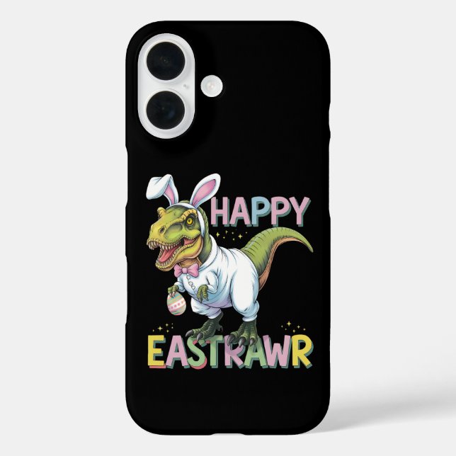 Happy Eastrawr T Rex Easter Dinosaur Bunny Egg Case-Mate iPhone Hülle (Rückseite)