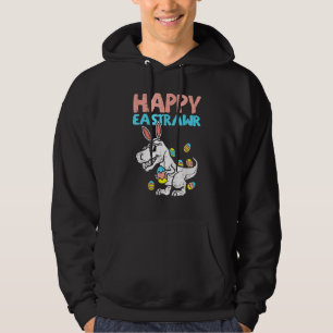 Happy Eastrawr Trex Dinosaur Kleinkind Boys Kinder Hoodie
