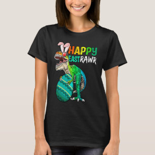 Happy Eastrawr Trex Ostern Bunny Egg Funny Dinosau T-Shirt