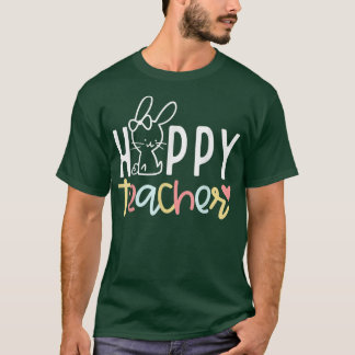 Happy Eater Niedlich Bunny Rabbit Lehrer Happy Eas T-Shirt