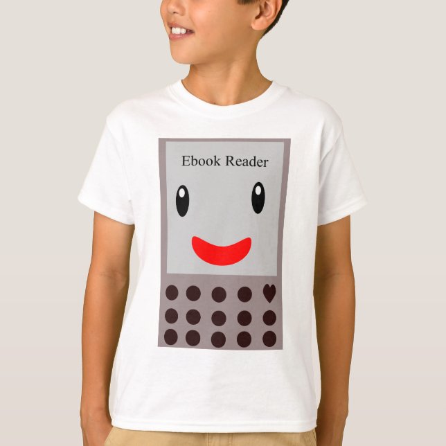 Happy Ebook Reader 1 T-Shirt (Vorderseite)