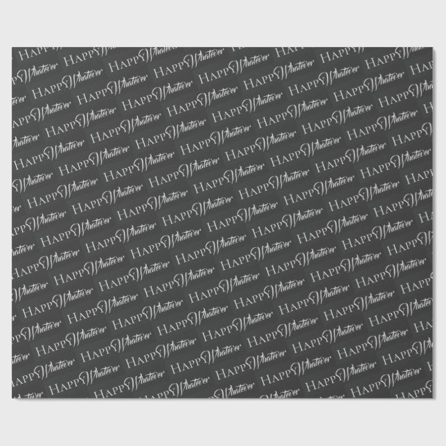 Happy Egal, welches Packpapier (Flach)