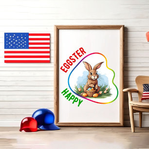 Happy Eggster - Mädchen Poster