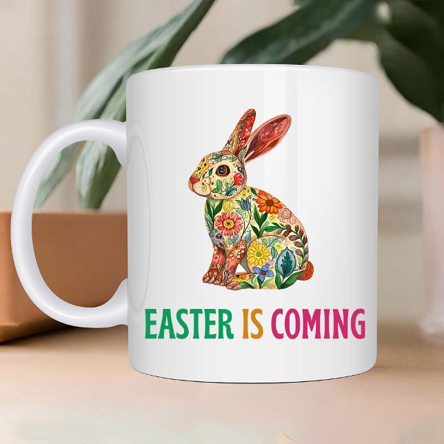 Happy Eggster - Ostereier Zweifarbige Tasse (Von Creator hochgeladen)