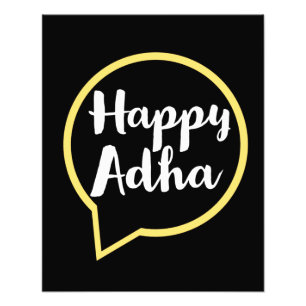 Happy Eid Al-Adha Fotodruck