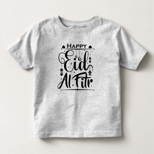Happy Eid Al Fitr Kleinkind T-shirt (Vorderseite)