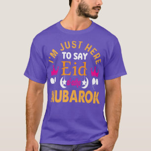 Happy Eid Mubarak für muslimische Kinder Eid al Fi T-Shirt