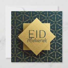 Happy Eid Mubarak Islamisches geometrisches Muster Feiertagskarte