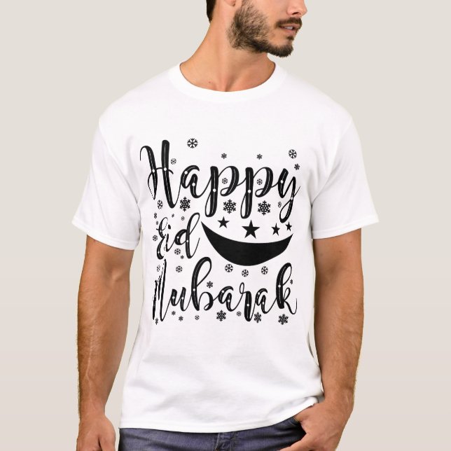 Happy Eid Mubarak T-Shirt (Vorderseite)