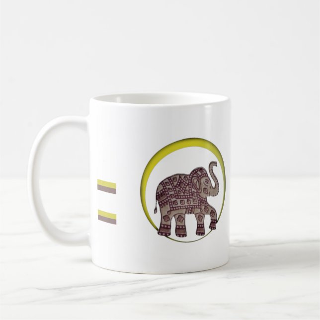 Happy Elephant Tasse (Links)