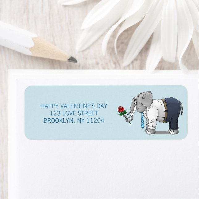 Happy Elephants Valentinstag (Insitu)