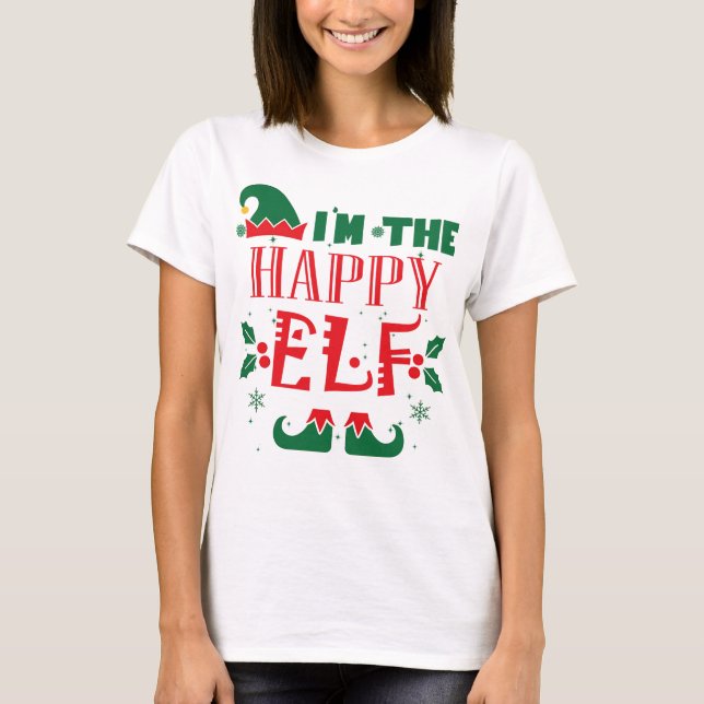 HAPPY ELF T-Shirt (Vorderseite)