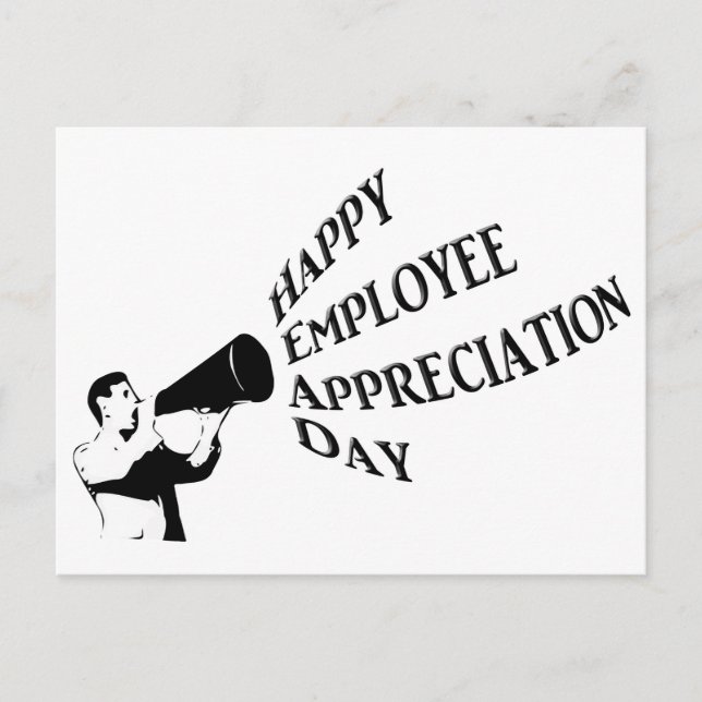 Happy Employee Appreciation Day Postkarte (Vorderseite)