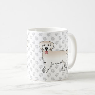 Happy English Cream Golden Retriever Hunde & Paws Kaffeetasse