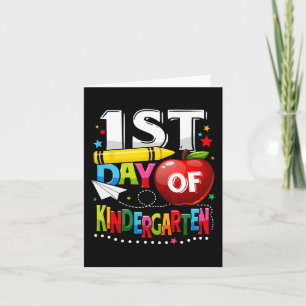 Happy Erster Tag Kindergarten Lehrer Spaß Zurück T Karte