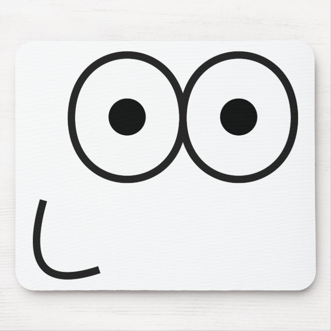 Happy Eyes and Mouth - Mousepad (Vorne)