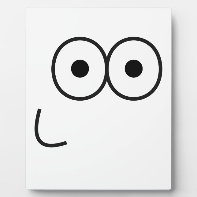 Happy Eyes and Mouth - Plaque Fotoplatte (Vorderseite)