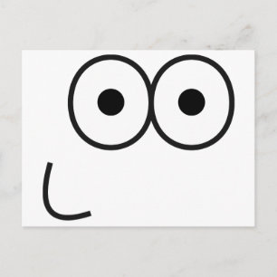 Happy Eyes and Mouth - Postcard Postkarte