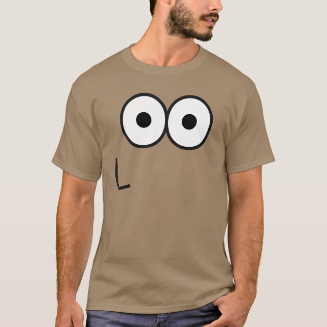 Happy Eyes and Mouth - T - Shirt - Dunkle Farben (Vorderseite)