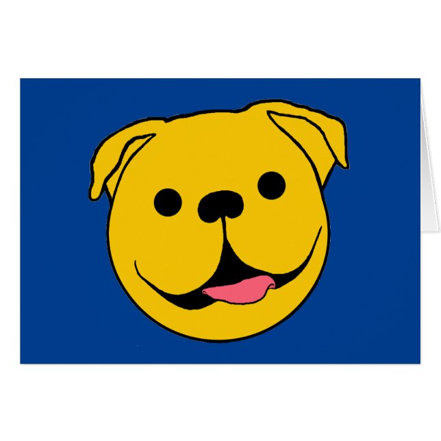 Happy Face Dog (Vorderseite (Horizontal))