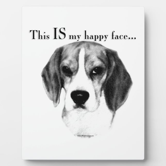 Happy Face Fotoplatte (Vorderseite)