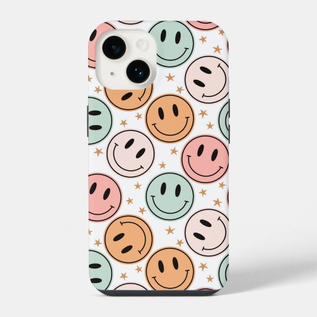 Happy Face iPhone Hülle (Rückseite)
