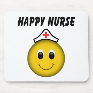 Happy Face Nurse Mousepad