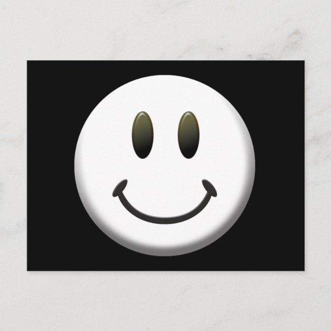 Happy Face Postkarte (Vorderseite)