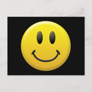 Happy Face Postkarte