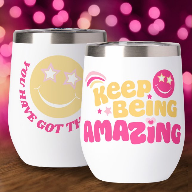 Happy face Preppy Slogan behalte phantastisch zu w (Von Creator hochgeladen)