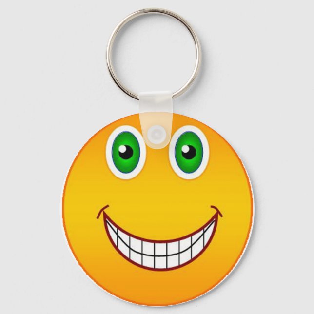 Happy-face-Schlüsselanhänger Schlüsselanhänger (Vorderseite)