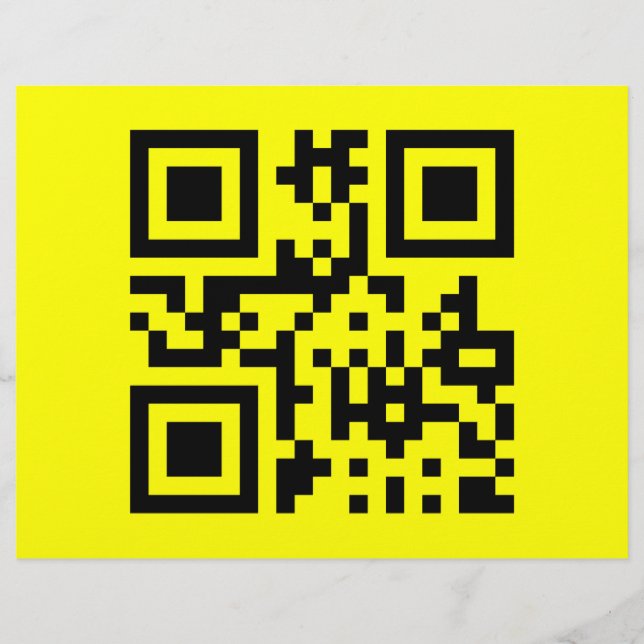 Happy Face Smiling Emoji — QR Code Flyer (Vorne)