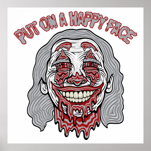 Happy Face Villain Poster (Vorne)
