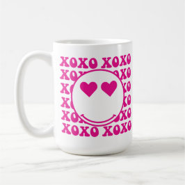 Happy Face, xoxo, valentine, custom mug, cup Kaffeetasse