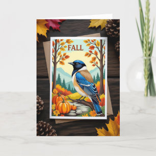 Happy Fall Card, Herbstkarte, Fallkarte Feiertagskarte