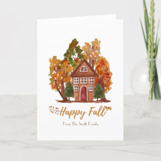 Happy Fall Cards Dankeskarte