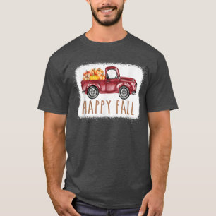 Happy Fall Pumpkin Liebe LKW Herbstfall Thanksgi T-Shirt