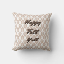 Happy Fall Y’all - Elegantes braunes Blätter im He